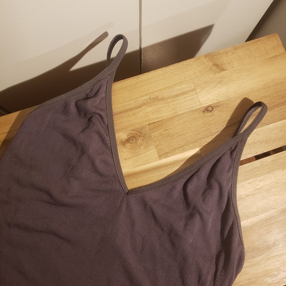 Aritzia Bodysuit Gray (M) - Picture 5 of 6